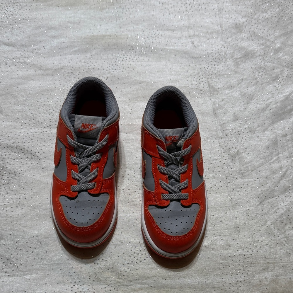 Nike Kids Red and Gray Sneakers for kids size 10C
